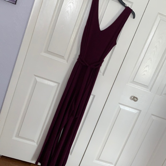 GAP Pants - GAP jumpsuit wine colored jersey material size L